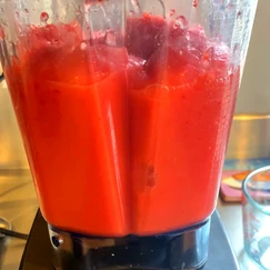 Slushie in blender